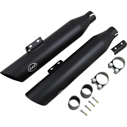 Slash-cut Slip-on Mufflers Guardian Black