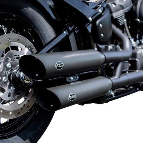 Slash-cut Slip-on Mufflers Guardian Black