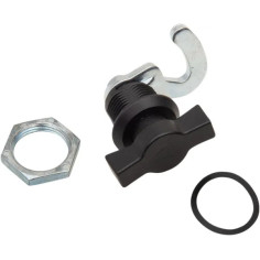 Storage Rack Latch Black