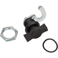 Storage Rack Latch Black