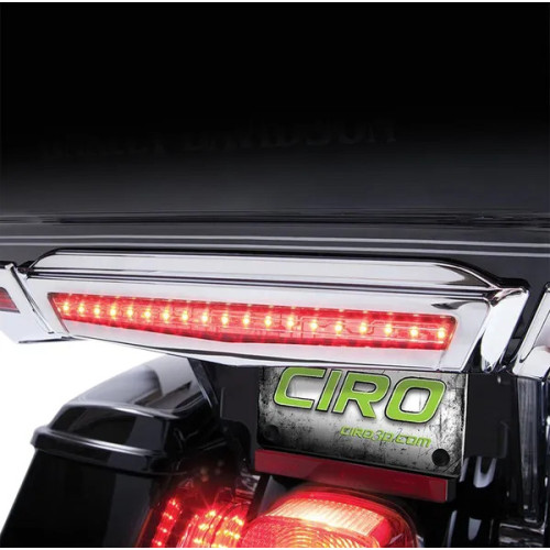 Center Brake Light For Tour-pak Chrome