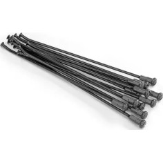 Spoke And Nipple Replacement Kit Black, Aluminum