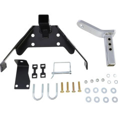 Hidden Trailer Hitch Black