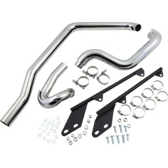 Power Curve True-dual Crossover Header Pipes Chrome