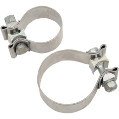 Stainless Steel Muffler Clamps Unfinished