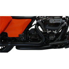 Aggressor 2-into-2 Crossover Headers With Heat Shields Black