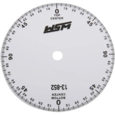 Engine Degree Wheel Black, Clear