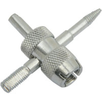 4-in-1 Valve Stem Repair Tool Silver