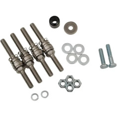 Bareback Saddlebag Mounting System Silver