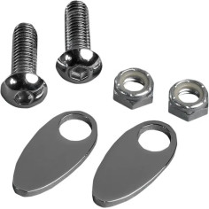 Rear Turn Signal Cover Plates Chrome