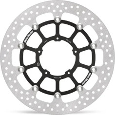 Halo Series Floating Racing Rotor Black, Silver