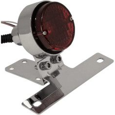 Taillight With License Plate Mount Chrome
