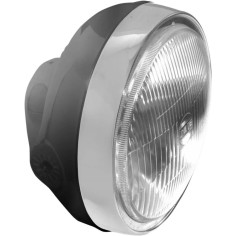 6-1-4 Classic Side Mount Headlight Assembly Black, Chrome