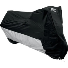 Defender Deluxe Motorcycle Cover Black, Silver