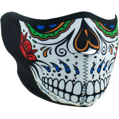 Neoprene Half Mask Black, White