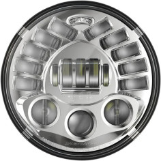 Pedestal Mount Led Adaptive 2 Headlight Chrome