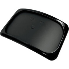 Large Radius Three-bolt Style License Plate Mount Assembly Gloss Black