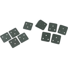 License Plate Bracket Mounting Gaskets Black