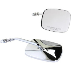 Oem-style Rectangular Mirrors Chrome, Silver