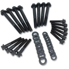 12-point Rocker Box Fastener Kit Black