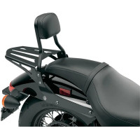Sissy Bar Mounted Luggage Rack Black