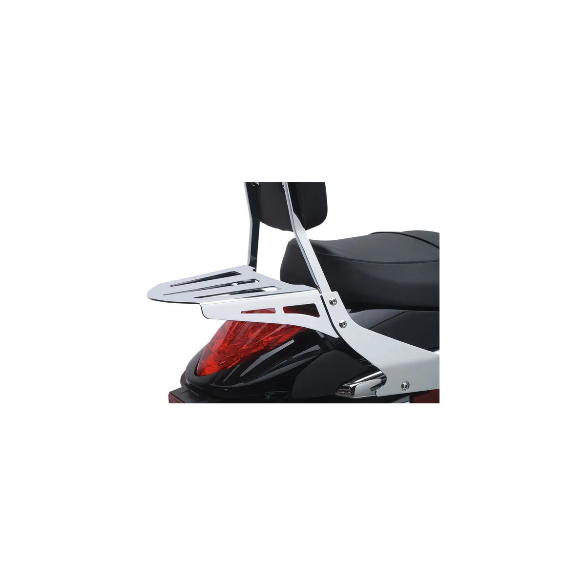 Sissy Bar Mounted Luggage Rack Black