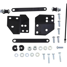 Detachable Tour Pack Rack Mounting Kit Black