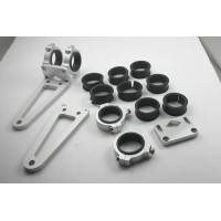 Headlight Brackets Silver