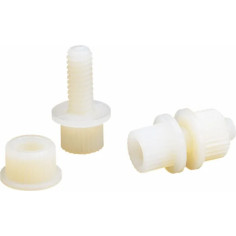 Nylon License Plate Fasteners White