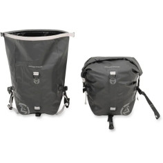 Adv1 Dry Saddlebags Black, White