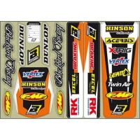 Decal Logo Kit Orange