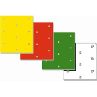 Colored Crystal Sheets White