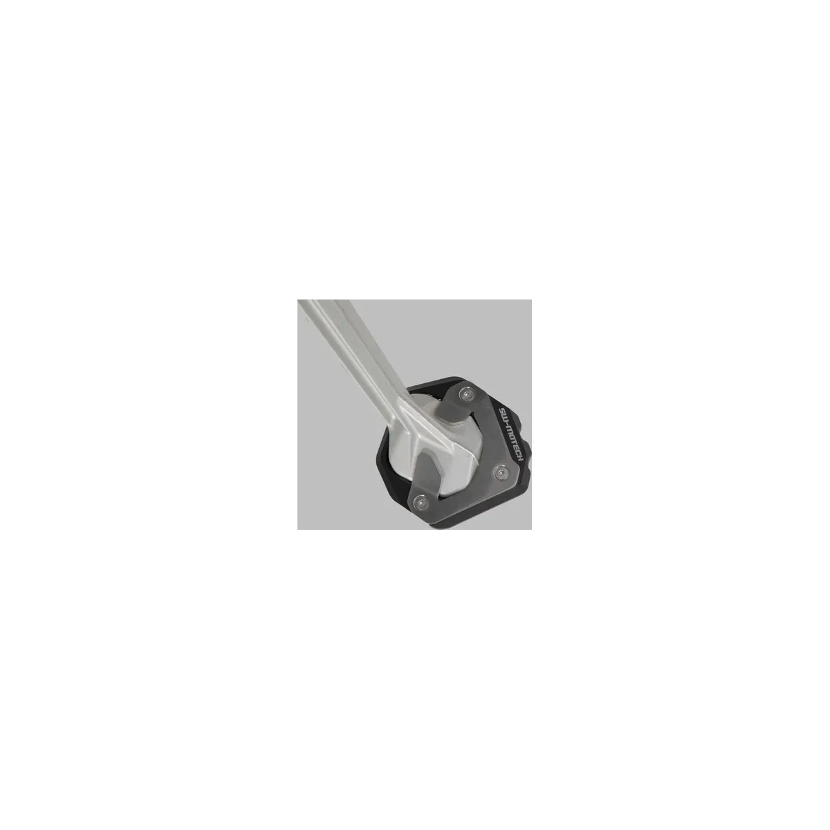 Sidestand Foot Extension Black, Silver