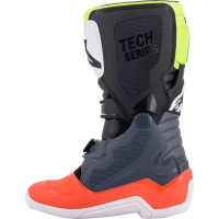Youth Tech 7s Boots Black, Red, Yellow