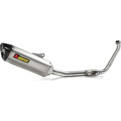 Racing Line Full Exhaust System Street Silver, Black