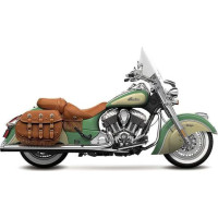 4 Muffler Slip-on Duals For Indian Chief Vintage, Dark Horse Chrome