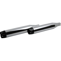 3-1-2 Softail Shredder Mufflers Chrome