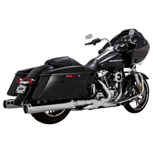 Torquer 450 Slip-on Mufflers Chrome