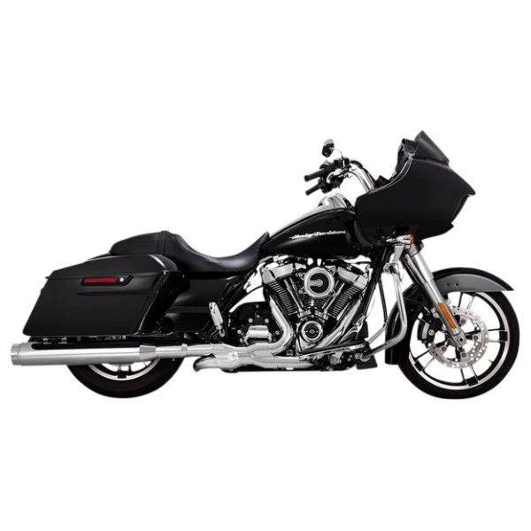 Torquer 450 Slip-on Mufflers Chrome
