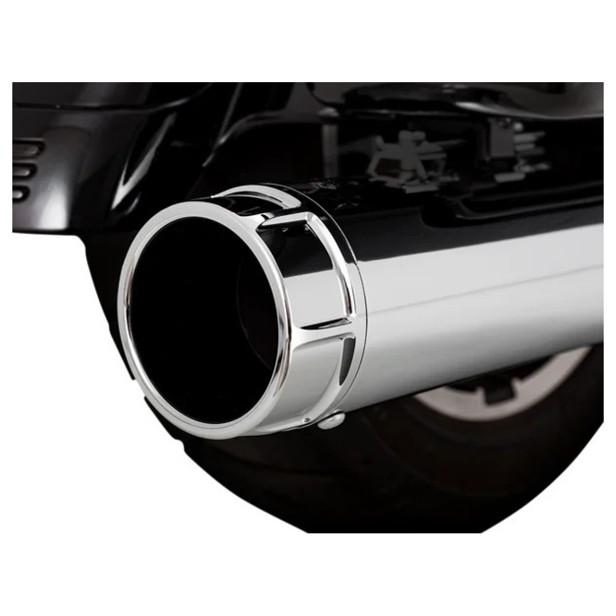Torquer 450 Slip-on Mufflers Chrome