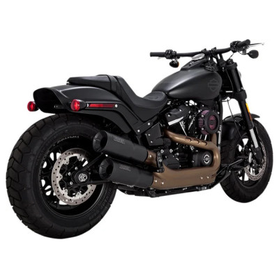 Hi-output Slip-on Mufflers Black