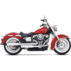 3.5 Muffler Slip-on Duals For Softails Chrome