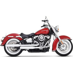 3.5 Muffler Slip-on Duals For Softails Chrome