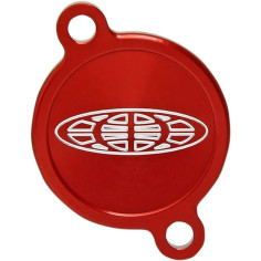 Oil Filter Cover Red, White