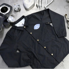S&s Button Down Windbreaker Jacket Black