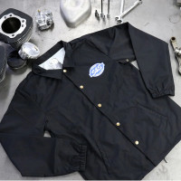 S&s Button Down Windbreaker Jacket Black