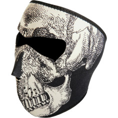 Neoprene Full-face Mask Black, White