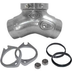 Manifold Conversion Kit For 80 Evolution Big Twin Silver
