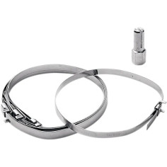 Cv Boot Clamp Kit Silver