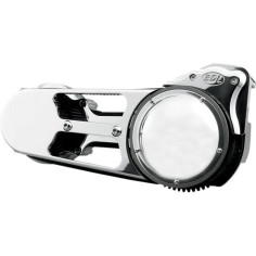2 Open Belt Drive Kit Chrome, Polished